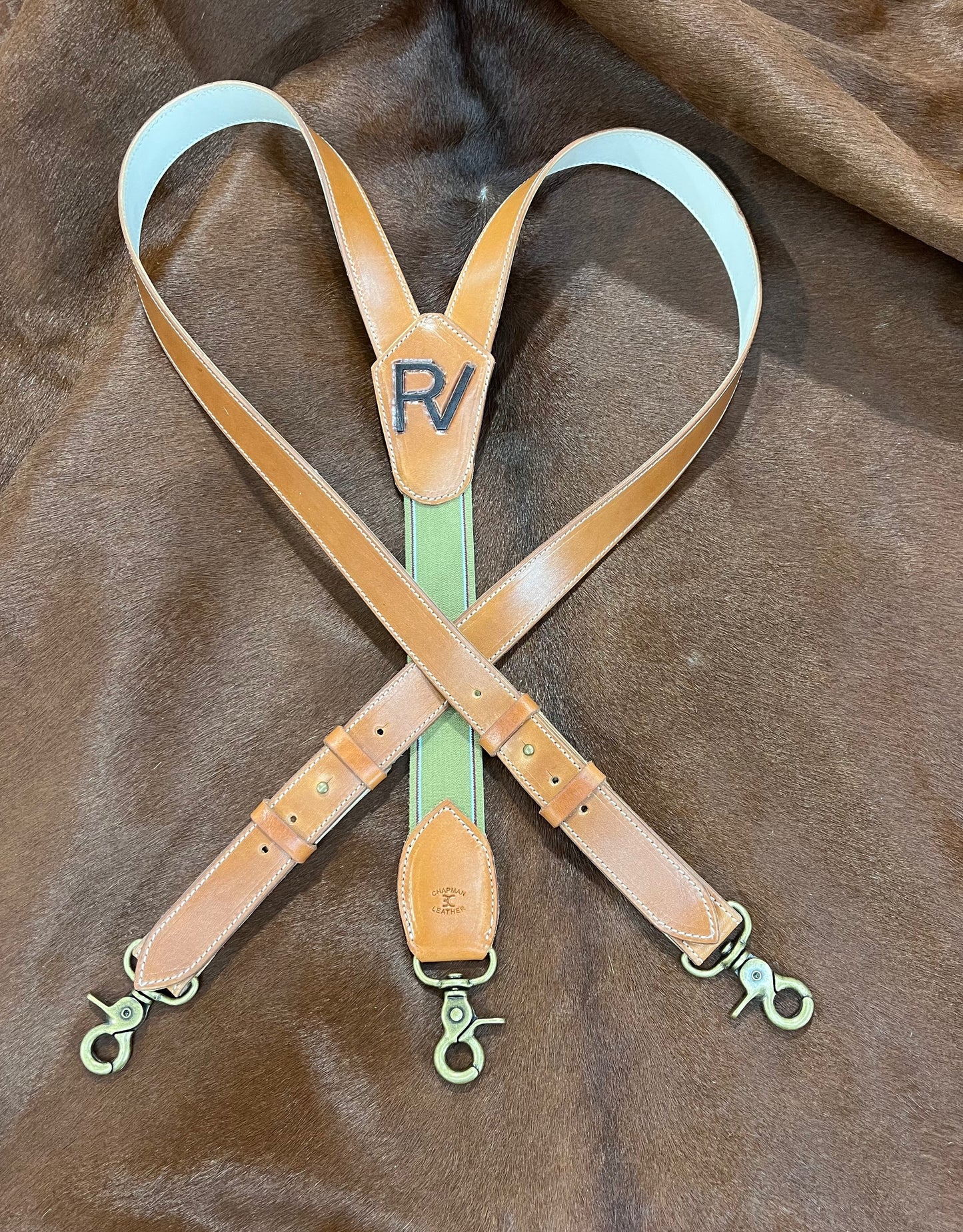 Custom Leather Suspenders-DEPOSIT ONLY