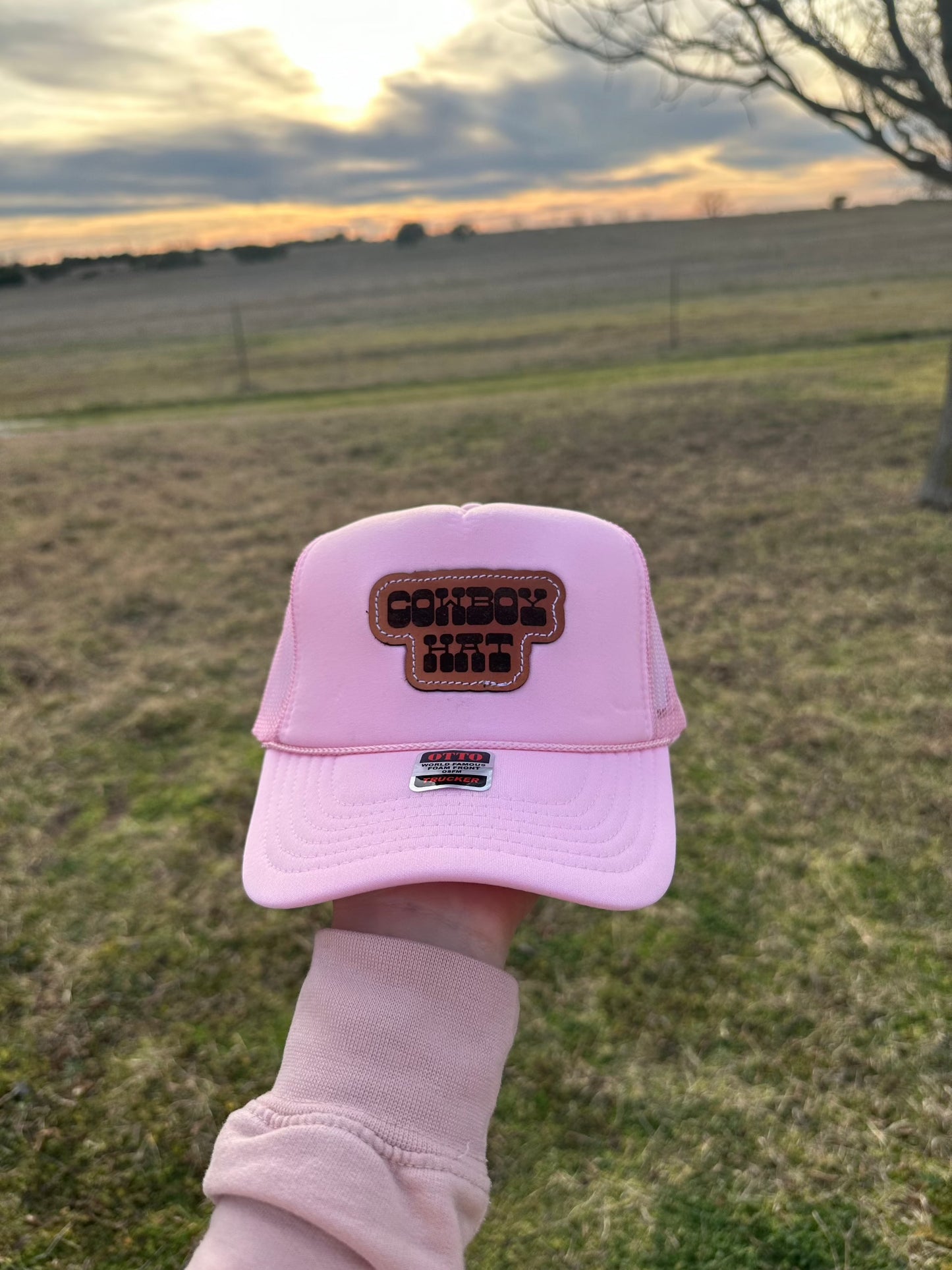 Cowboy Hat-Foam Trucker Cap