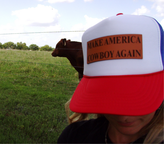 Make America Cowboy Again Trucker Cap